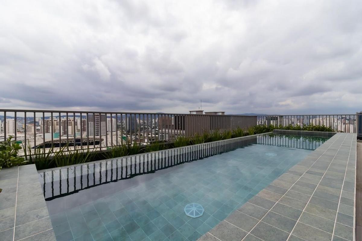 Studio Em Frente Ao Allianz Parque Com Piscina Na Cobertura - Vn 16 Apartman São Paulo Kültér fotó